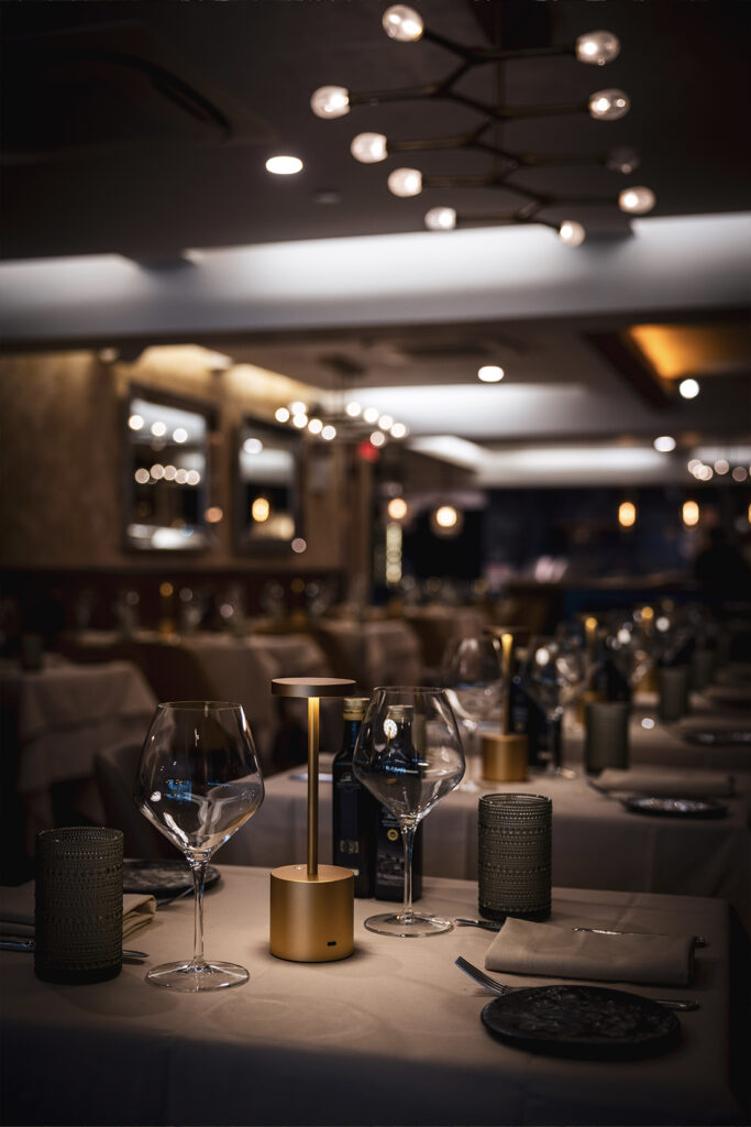 The dining room at La Piazza New York, Midtown Manhattan